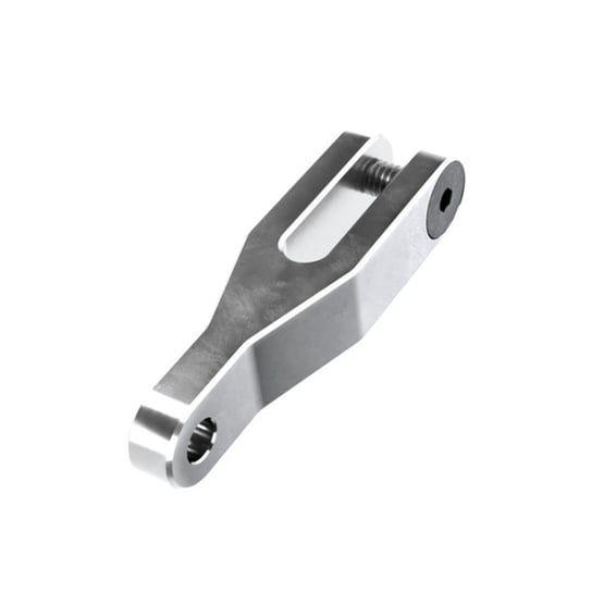 3" (76mm) Billet Gauge Extension. Raw machined