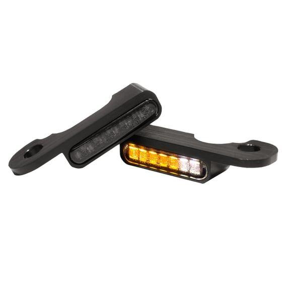'Stripes' below bar turn signals. PL. Black