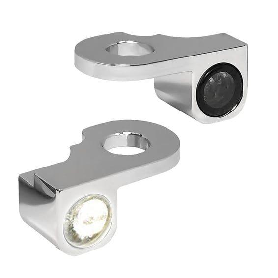 Nano below bar turn signals. Chrome