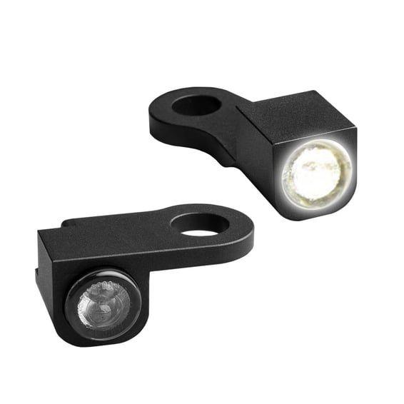 Nano below bar turn signals. Black with PL