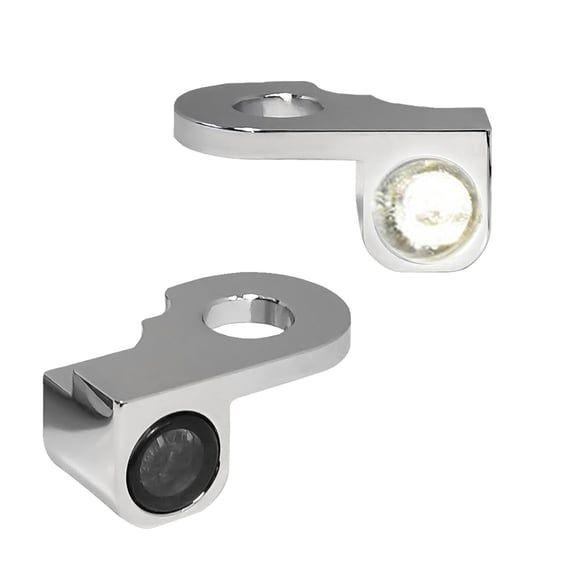 Nano below bar turn signals. Chrome with PL
