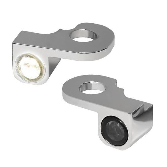 Nano below bar turn signals. Chrome