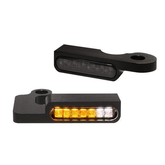 'Stripes' below bar turn signals. PL. Black