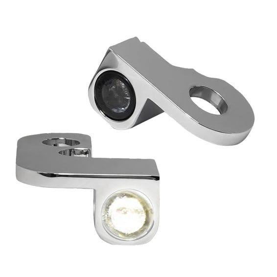 Nano below bar turn signals. Chrome with PL