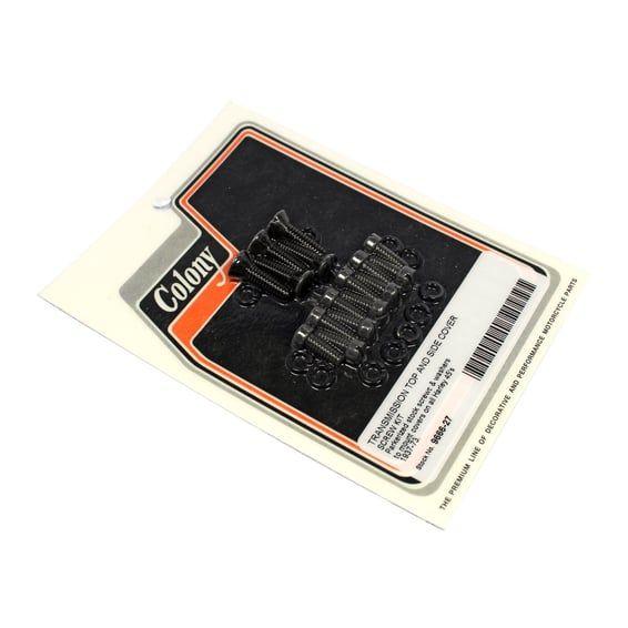 transmission top & side cover screw kit. Black