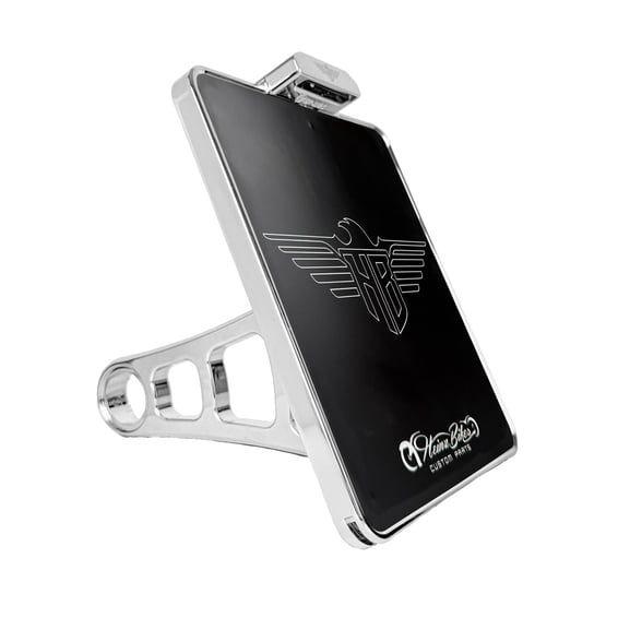 side mount license plate bracket. Chrome