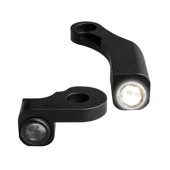 Nano below bar turn signals. Black with PL