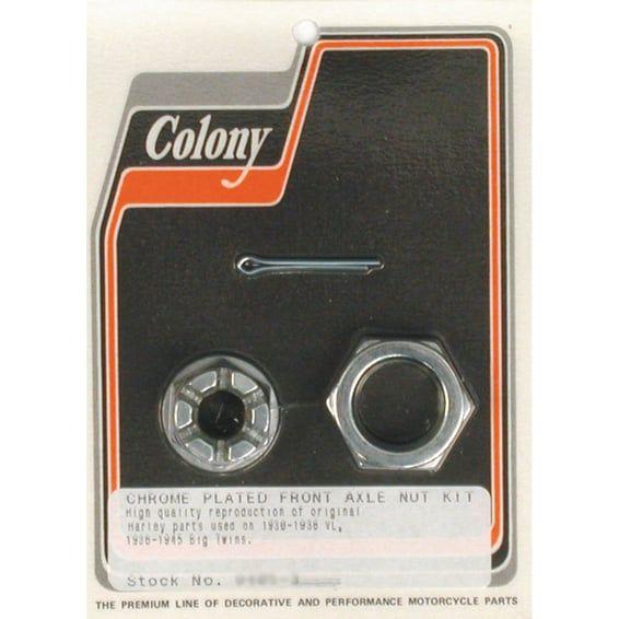 axle nut kit. Front