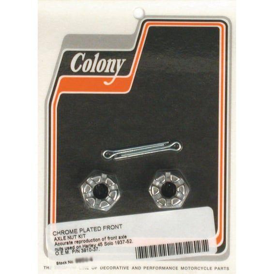 axle nut kit. Front