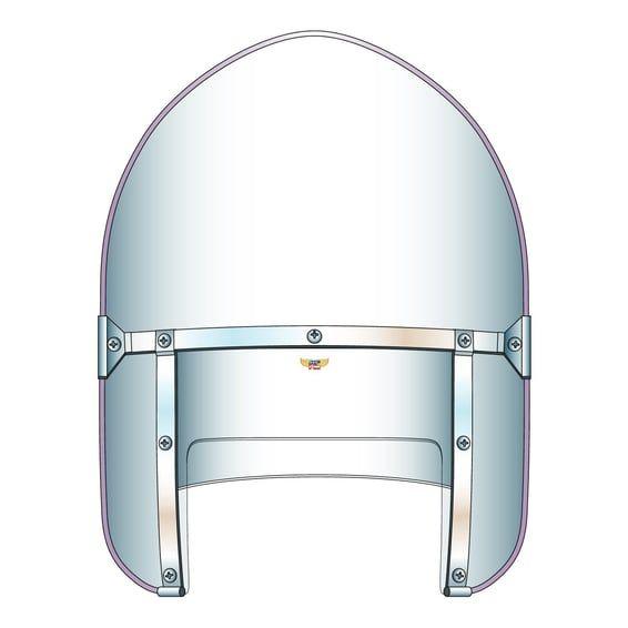 NC 'Peaked' Beaded Heavy Duty™ Windshield - Clear