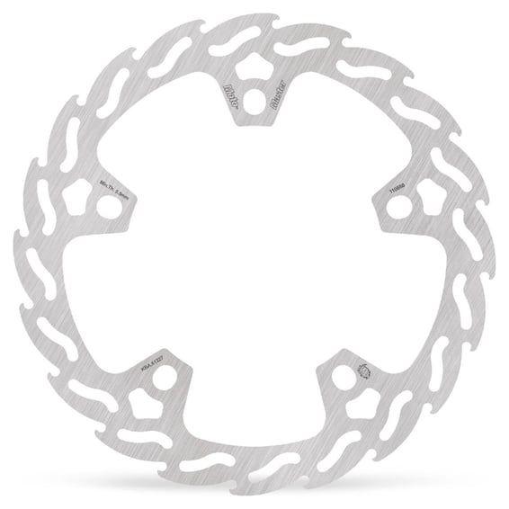 'Flame' rigid brake rotor. Front left