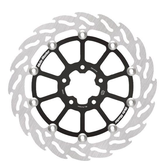 'Flame' floating brake rotor. Front right