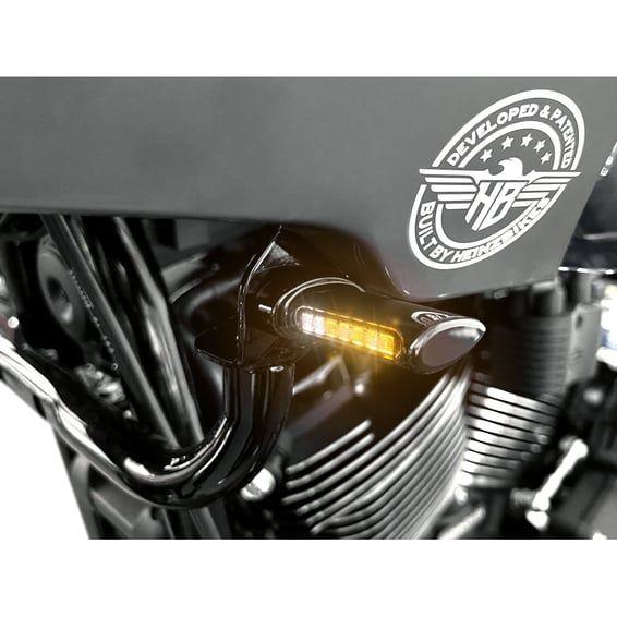 ST Classic turn signals. Position lights. Black
