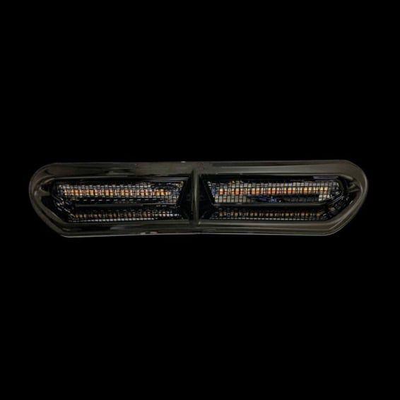 Batwing turn signal vent insert. Black