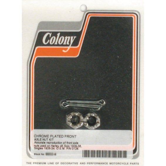axle nut kit. Front