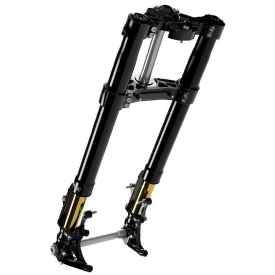 KR8 inverted front end kit. Black