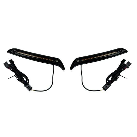 ST LED Windshield Trim. Gloss Black