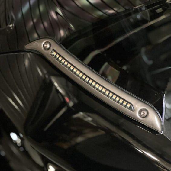ST LED Windshield Trim. Dark Bronze