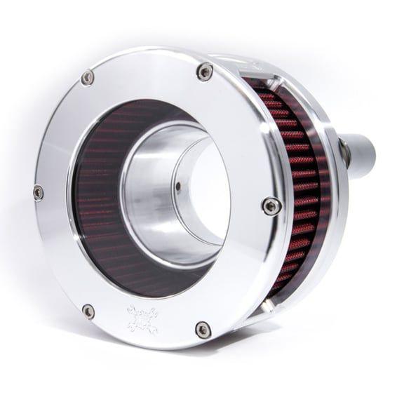BA air cleaner. Raw. Red filter. Clear cover