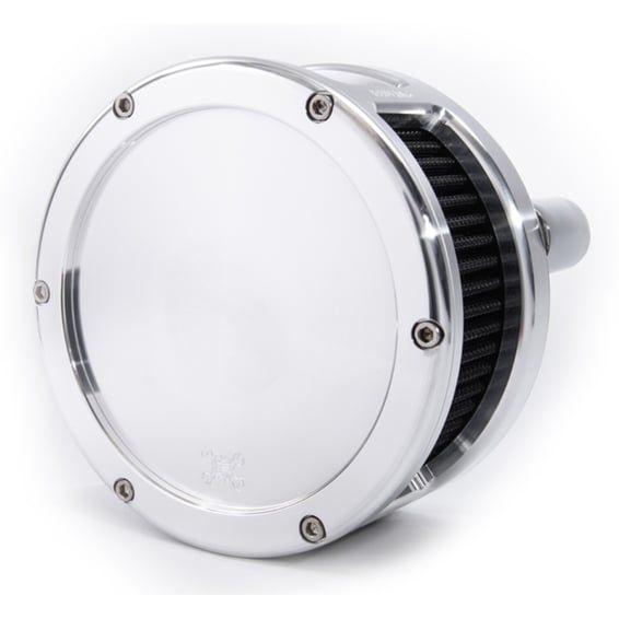 BA air cleaner. Raw. Black filter. Solid cover