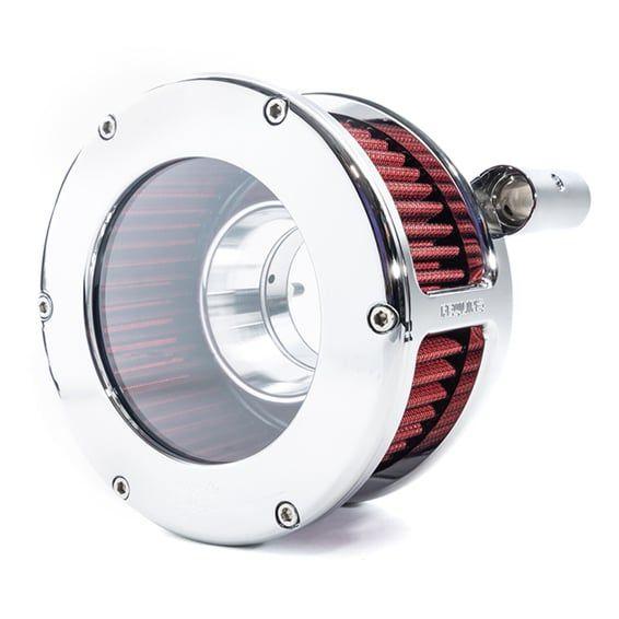 BA air cleaner kit. Chrome. Clear cover