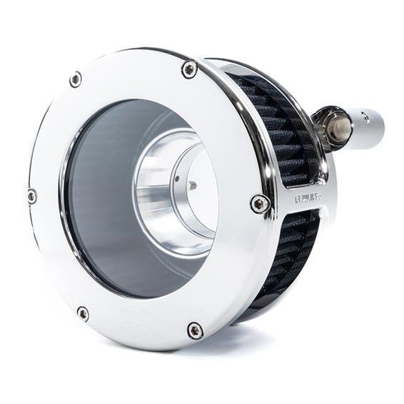 BA air cleaner kit. Chrome. Clear cover
