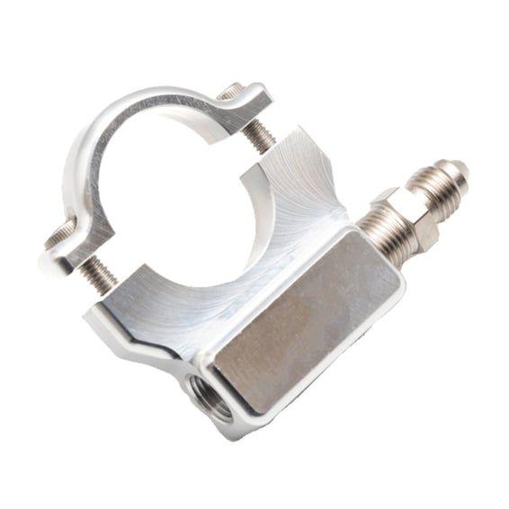 1-1/4" handlebar oil pressure gauge mount. Raw