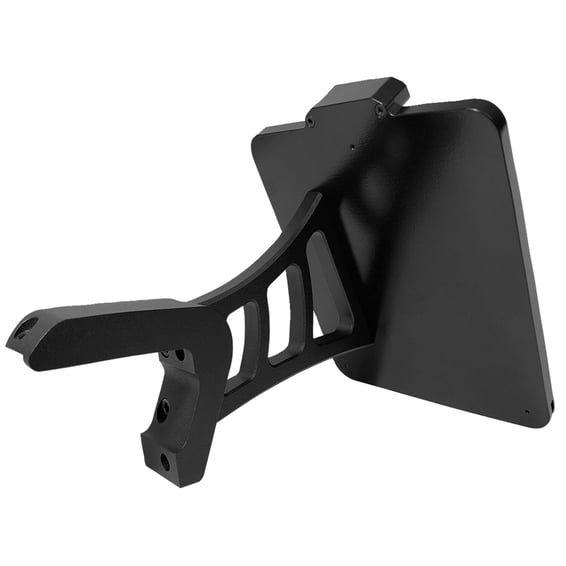 side mount license plate bracket. Black