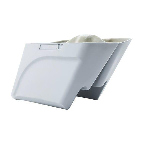5" down stretch extended saddlebags