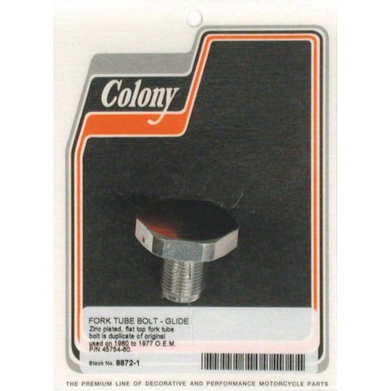 41mm fork tube cap bolt. Zinc