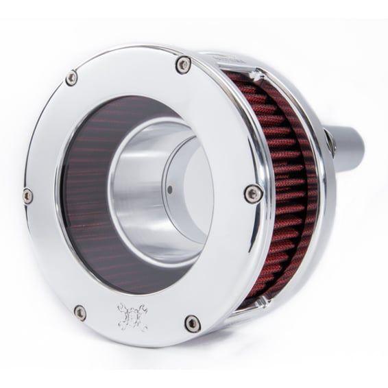 BA air cleaner, Chrome. Clear cover