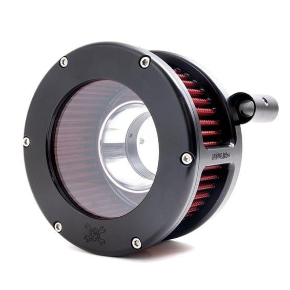BA air cleaner kit. Black. Clear cover