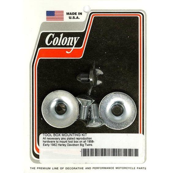 58-E62 tool box mount kit. Zinc