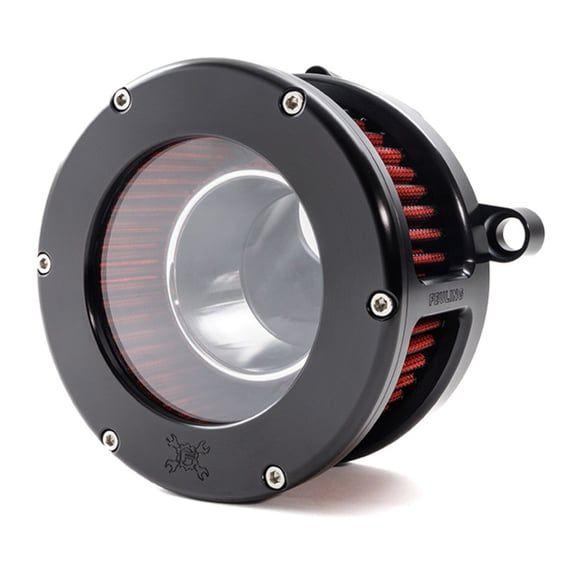 BA air cleaner kit, Black. Clear cover