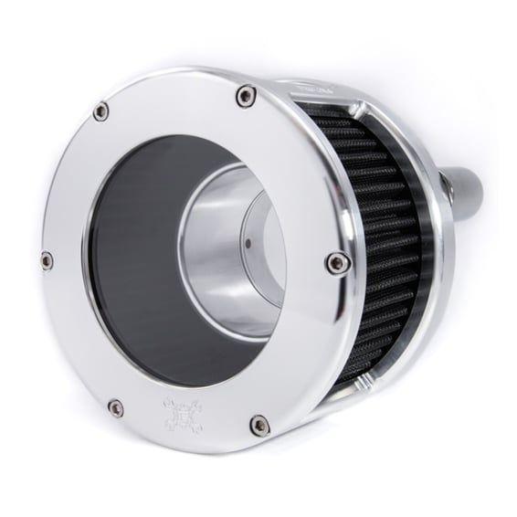 BA Race Series air cleaner. Raw. Clear cover