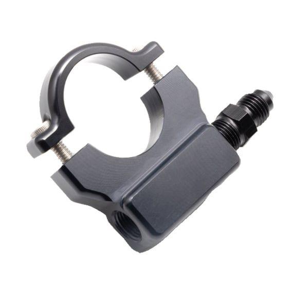 1-1/4" handlebar oil pressure gauge mount. Black