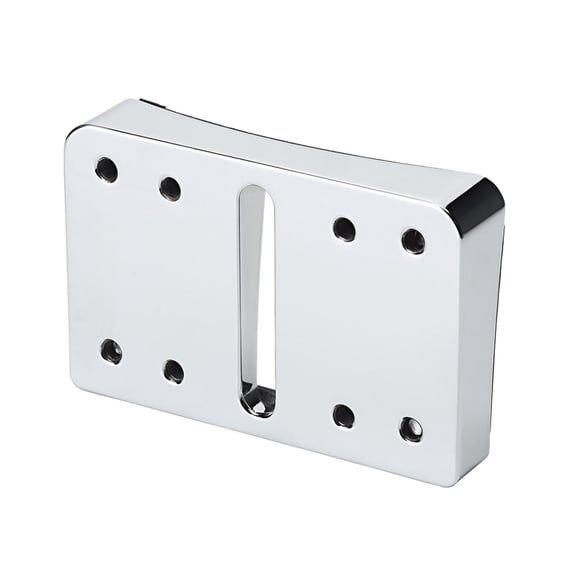 license plate holder adapter Blokks. Chrome