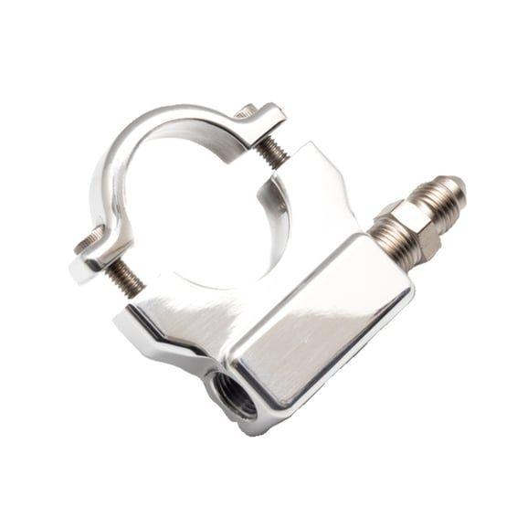 1-1/4" handlebar oil pressure gauge mount. Chrome