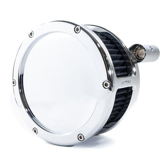 BA air cleaner kit. Chrome. Solid cover