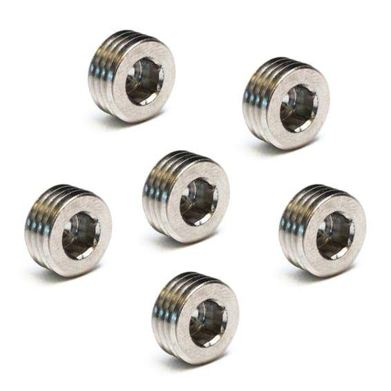 crankcase drain plug, shorter 0.265" (6-pk)