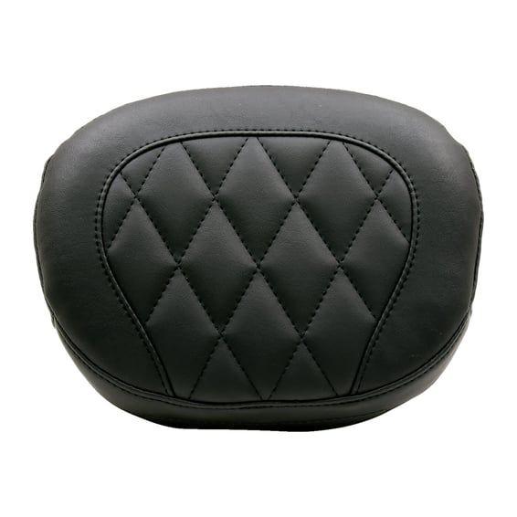 Vintage sissy bar back pad. Black Diamond