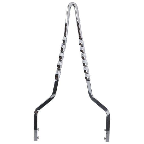 Twisted Stick sissy bar 18", chrome