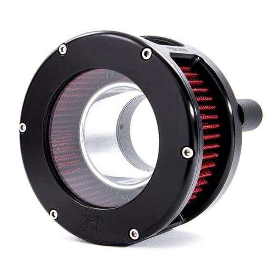 BA air cleaner, Black. Clear cover