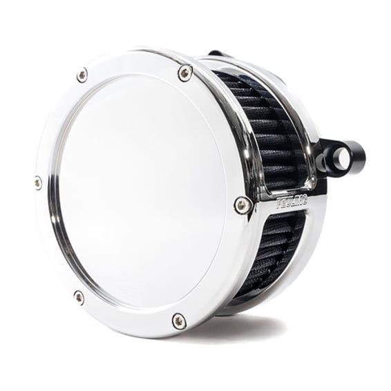 BA air cleaner kit, Chrome. Solid cover