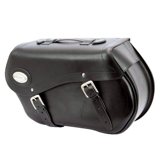 leather smooth saddlebags #153