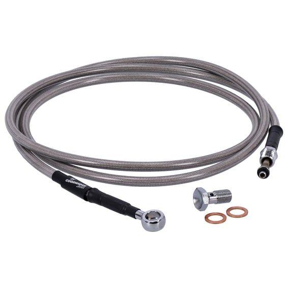hydraulic clutch line kit 67", clear coated