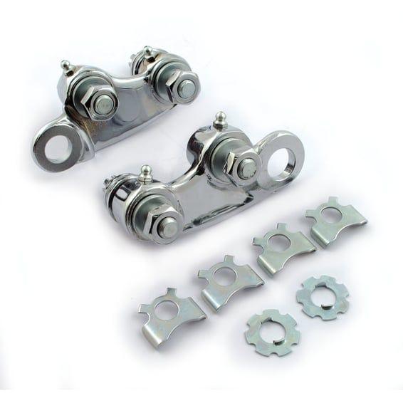 Replacement rocker set for STD to+12" Springer forks. Chrome