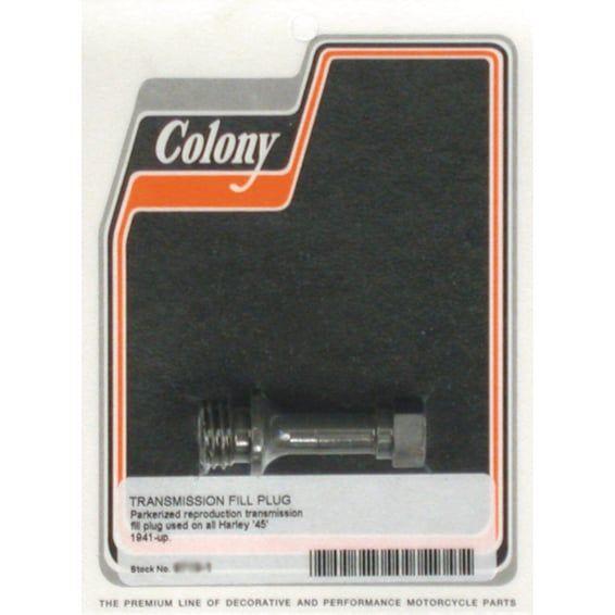 transmission oil fill plug. Black parkerized