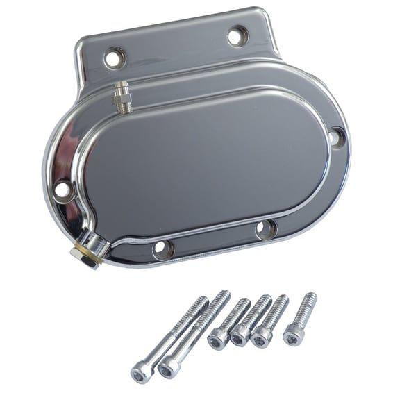 Transmission end cover smooth, hydraulic. Chrome