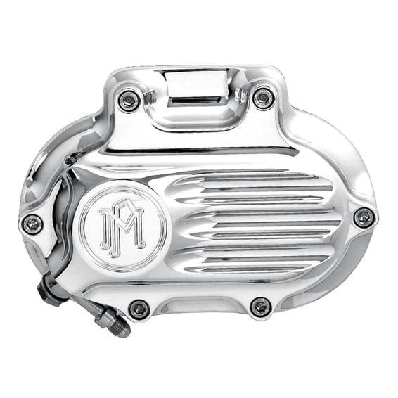 PM, Transmission end cover Fluted, hydraulic. Chrome